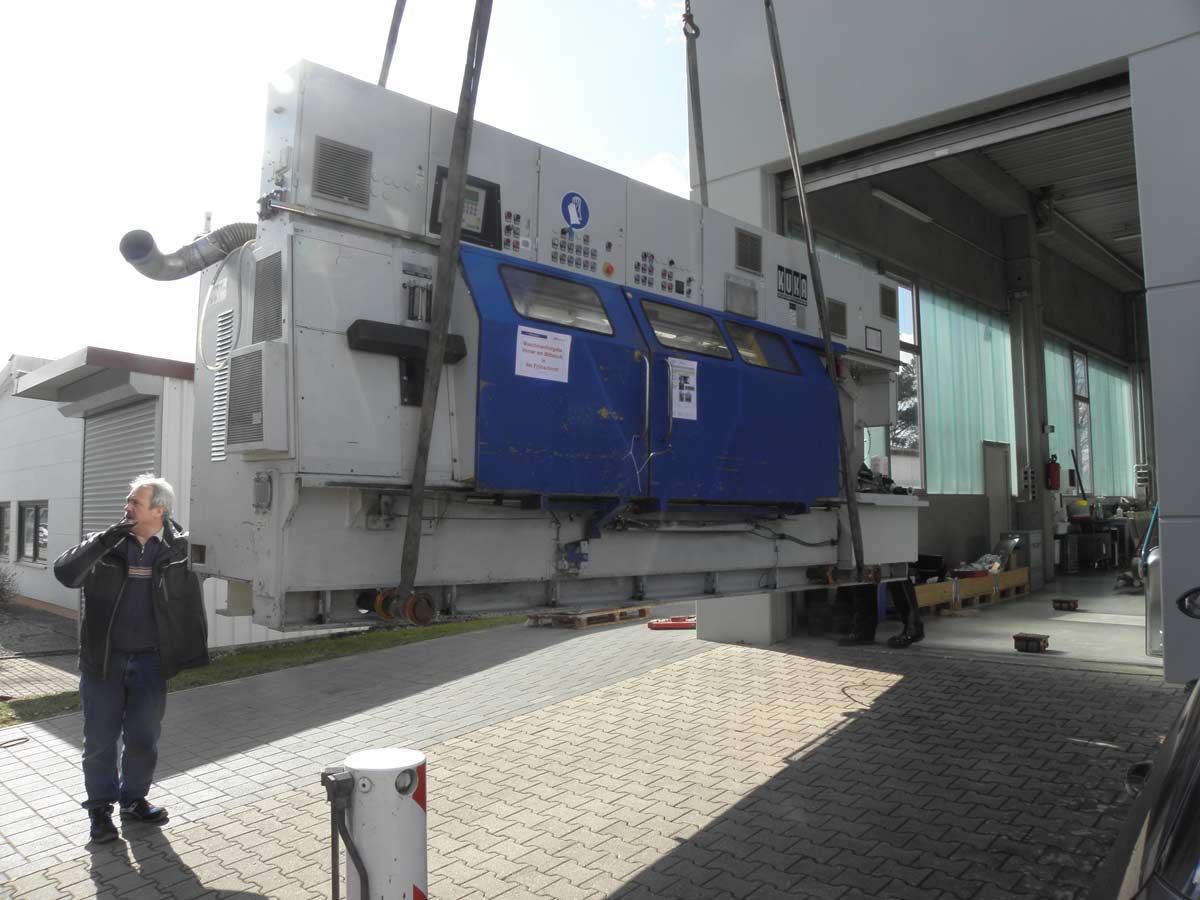 Retrofit neue Generation | Maschine vor Umbau